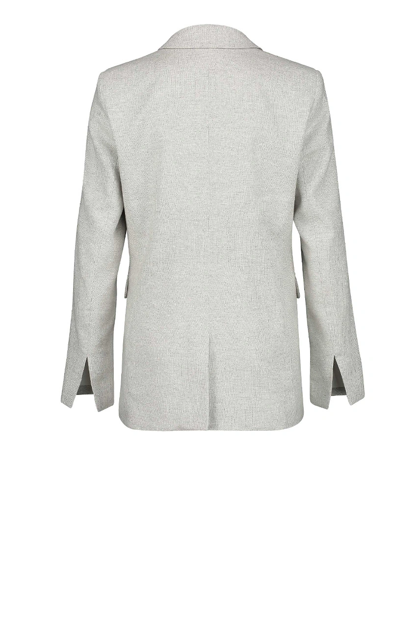 zilverkleurige blazer