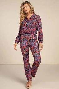 Aaiko billa bloem blouse pofmouw