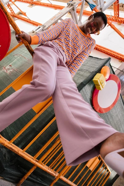 Aaiko chantalle pantalon flared