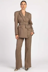 Aaiko charlene pied de poule blazer