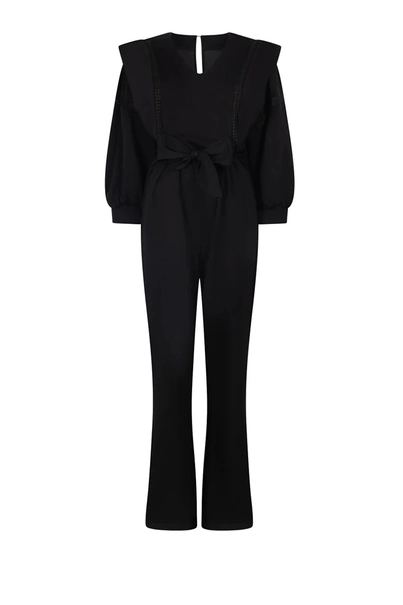 Aaiko dena jumpsuit ajour flared