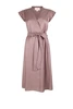 Aaiko florine shimmery jurk satijn