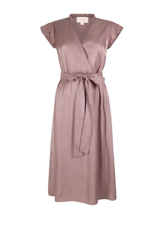 Aaiko florine shimmery jurk satijn
