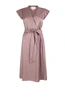 Aaiko florine shimmery jurk satijn