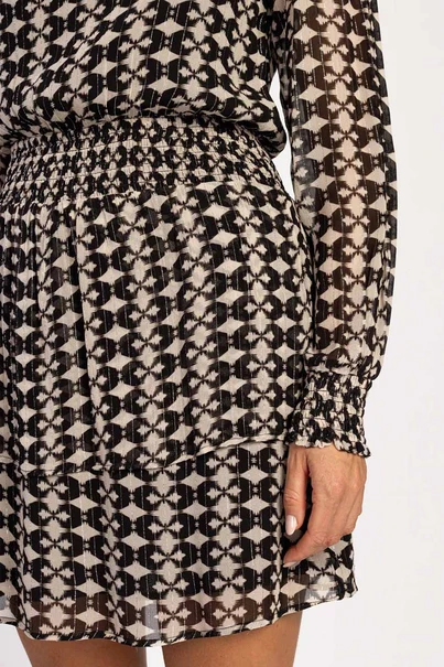 Aaiko gabry ikat dot print jurk lurx