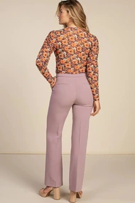 Aaiko janity top mesh bloem print