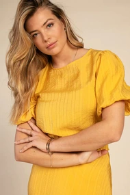 Aaiko kae blouse top pofmouw glans
