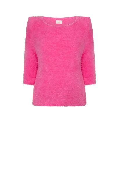 Aaiko larita fluffy trui 3/4 mouw