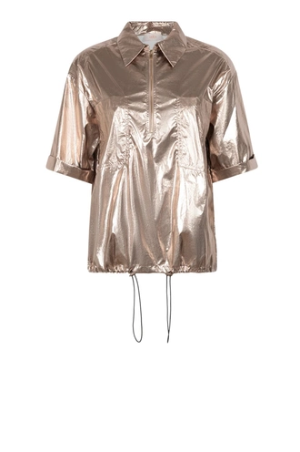 Aaiko lianne metalic blouse rits