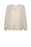 Aaiko liza stripe blouse ajour voor