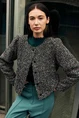 Aaiko lorita jacket tweed look
