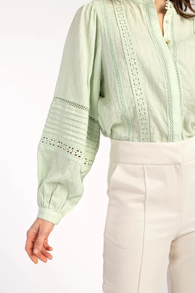 Aaiko macaria blouse borduur