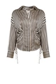 Aaiko marjon streep blouse satijn