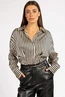 Aaiko marjon streep blouse satijn