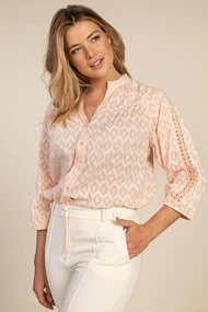 Aaiko mida blouse 3/4 mouw ajour