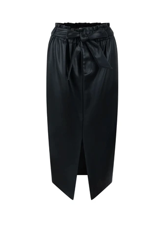 Aaiko nilda pu leather rok lang