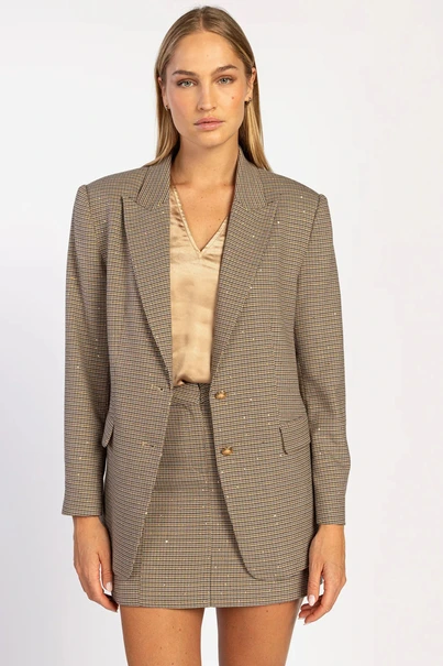 Aaiko pascale tweed mini rok