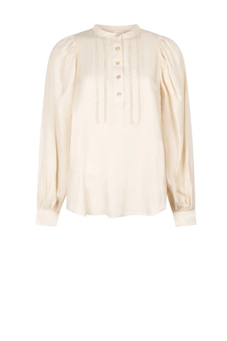 Aaiko paula blouse borduur pofmouw