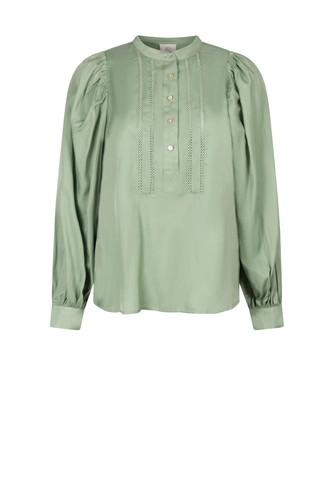 Aaiko paula blouse borduur pofmouw