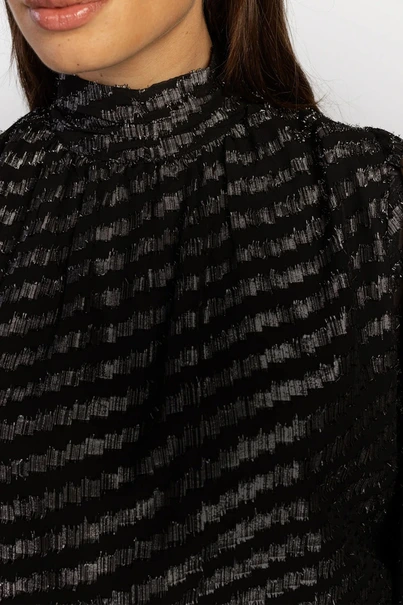 Aaiko quinty zigzag blouse top