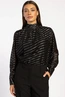 Aaiko quinty zigzag blouse top