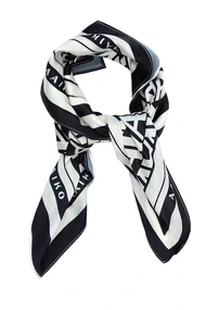Aaiko scarf black and white