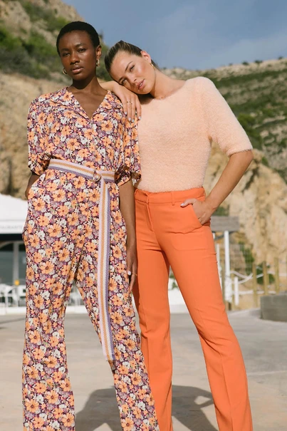 Aaiko selena jumpsuit bloem print