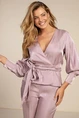 Aaiko tamari shimmery overslag top
