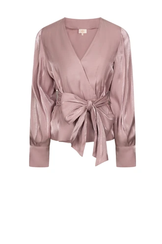 Aaiko tamari shimmery overslag top
