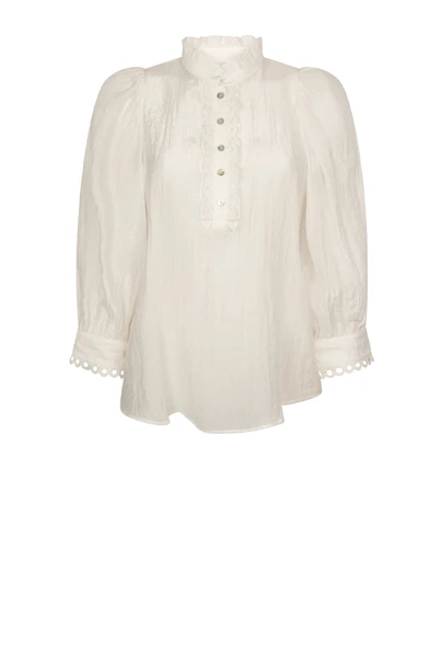 Aaiko tamaris blouse top broderie