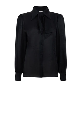 Aaiko veronne tie blouse lange mouw