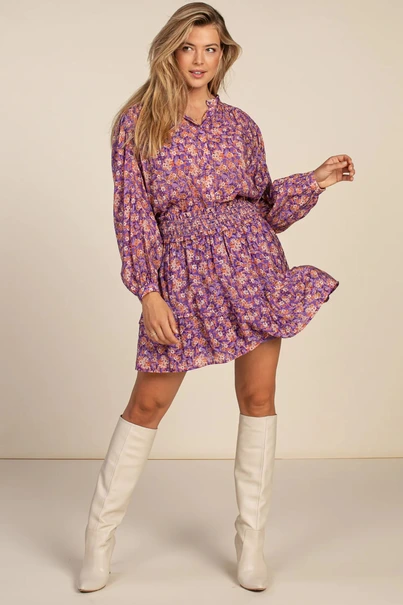 Aaiko zoya bloem print top pofmouw