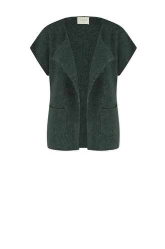 Aime jade vest mouwloos alpaca mix