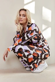 Aime serena flared leonnoir print