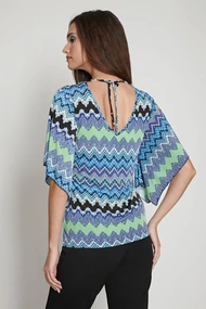 Batida 1079 top chevron print
