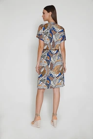Batida 1099 jurk kort aztec print