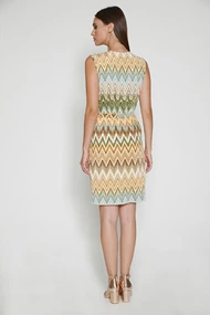 Batida 1100 jurk kort zig zag print