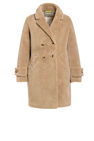 Beaumont teddy coat double breasted
