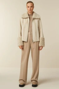 Beaumont yuki coat kort reversible fur