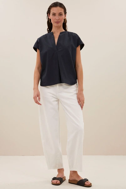 By Bar amie poplin blouse 25112004