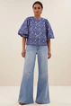 By Bar femme denim pants wide leg