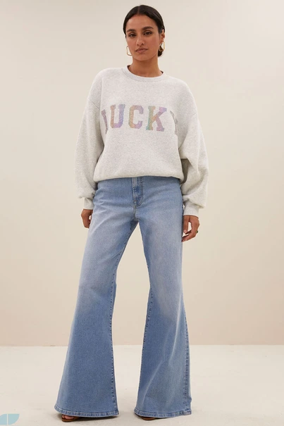 By Bar femme denim pants wide leg