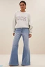 By Bar femme denim pants wide leg