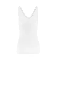 By Bar lace singlet stretchy viscose
