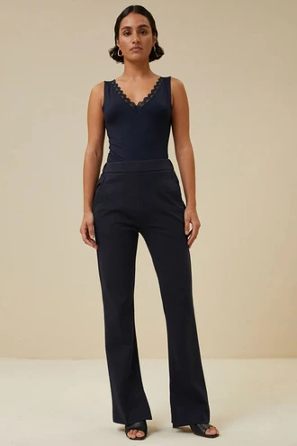 By Bar lace singlet stretchy viscose