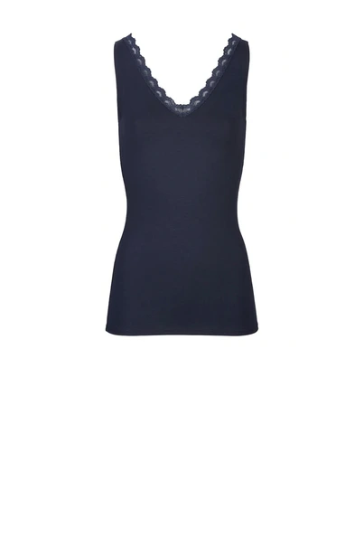 By Bar lace singlet stretchy viscose