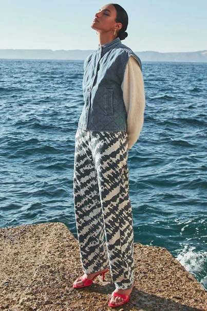 By Bar lew shade pants hoge taille