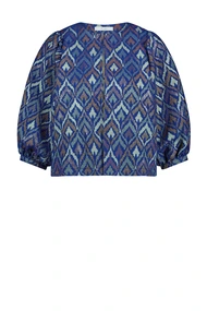 By Bar mauri blouse pavo jaquard