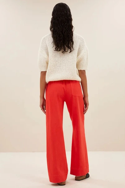 By Bar mees twill pants wide leg