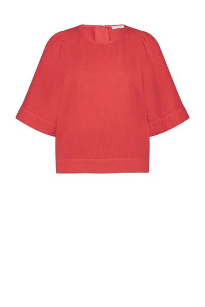 By Bar olivia twill blouse batwing